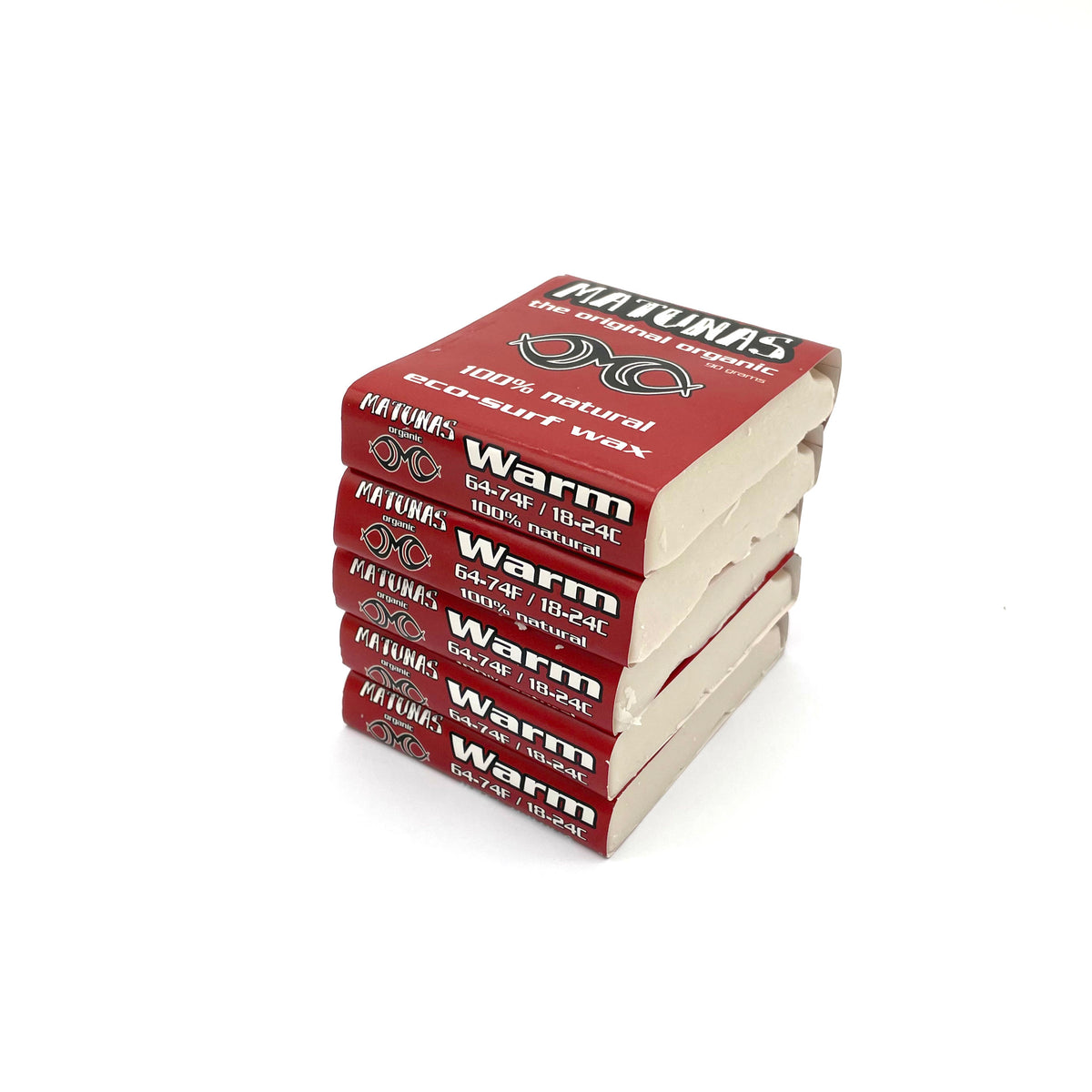 Matunas Surf Wax - WARM - x5 PACK