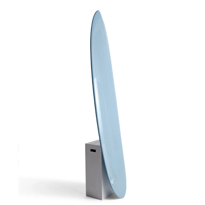ALOHA Surfboards - Pintail Noserider  9'1 - PU - Sky Resin Tint