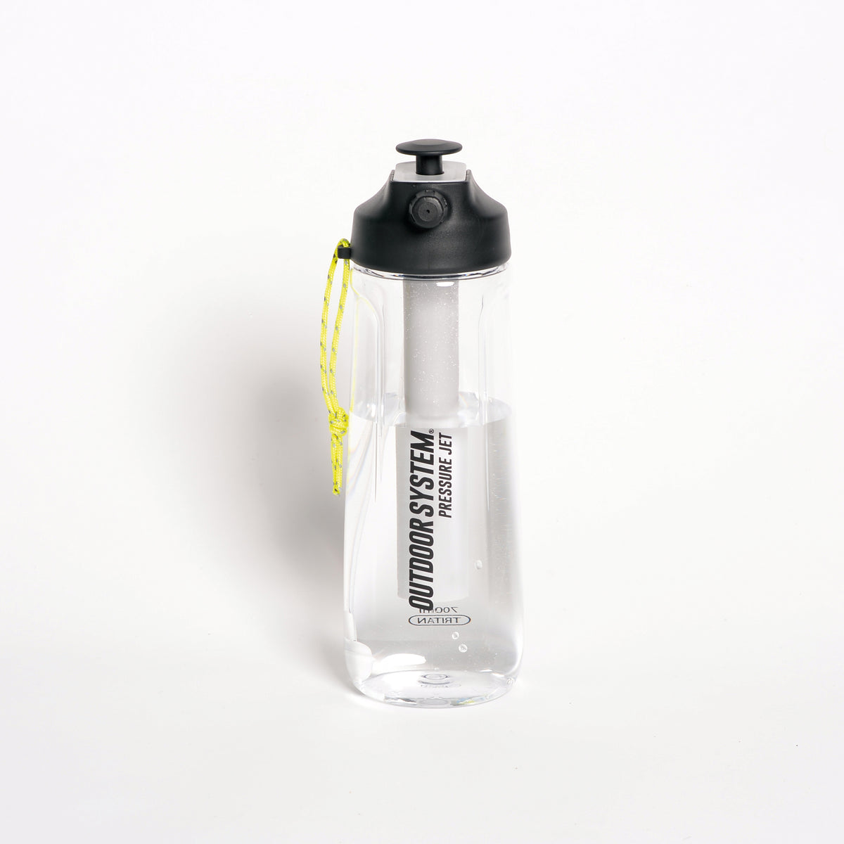Outdoor System - Multifunction Water Bottle - Pressure Jet 700ML - Black