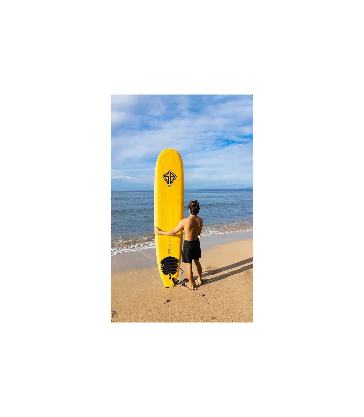 CBC - Planche de surf en mousse - 9'0 - Yellow