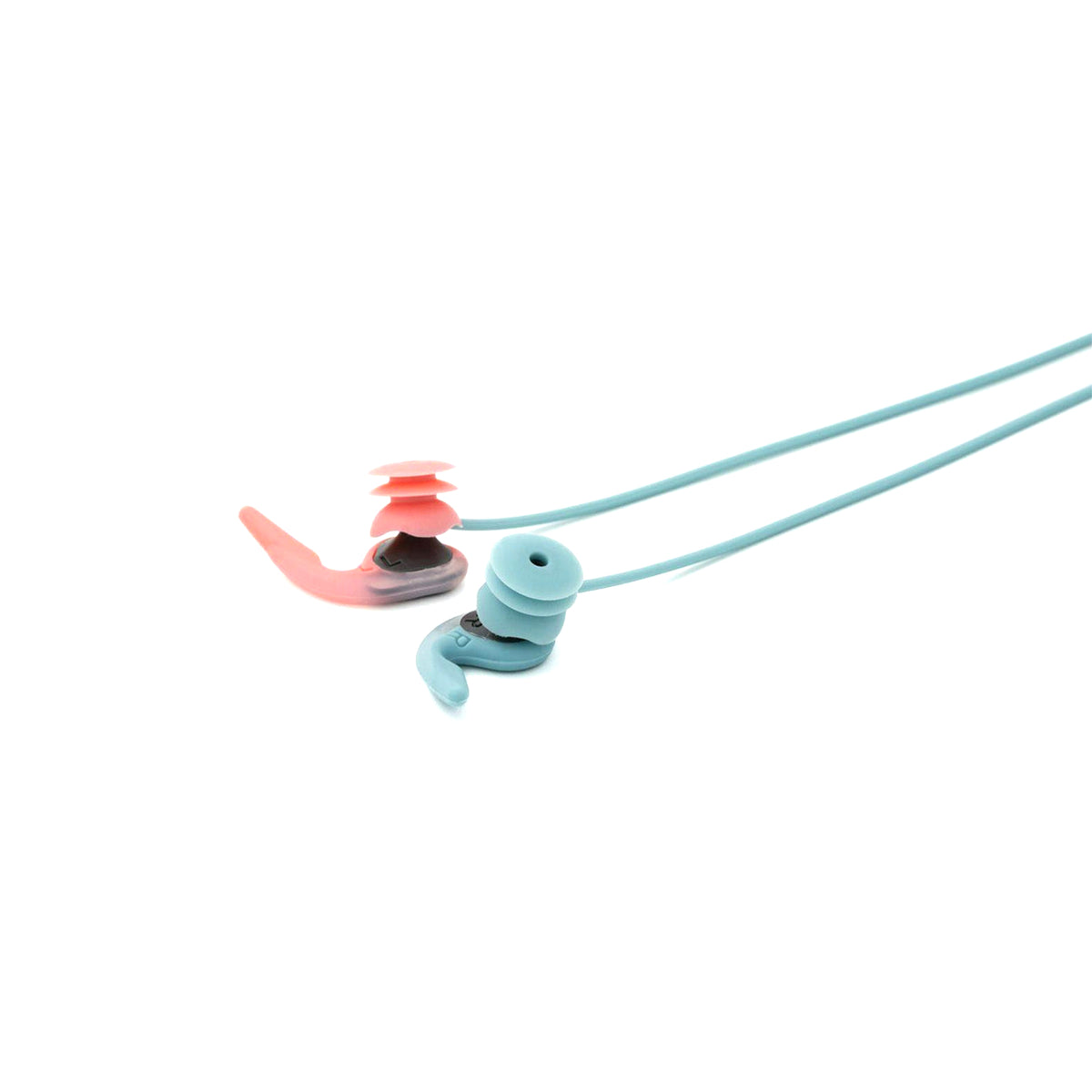 Surf Ears V4.0 - Bouchons d'oreilles surf universels - Coral / Sky