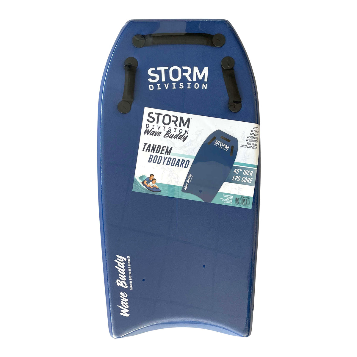 STORM - Bodyboard Tandem Wave Buddy - Blue