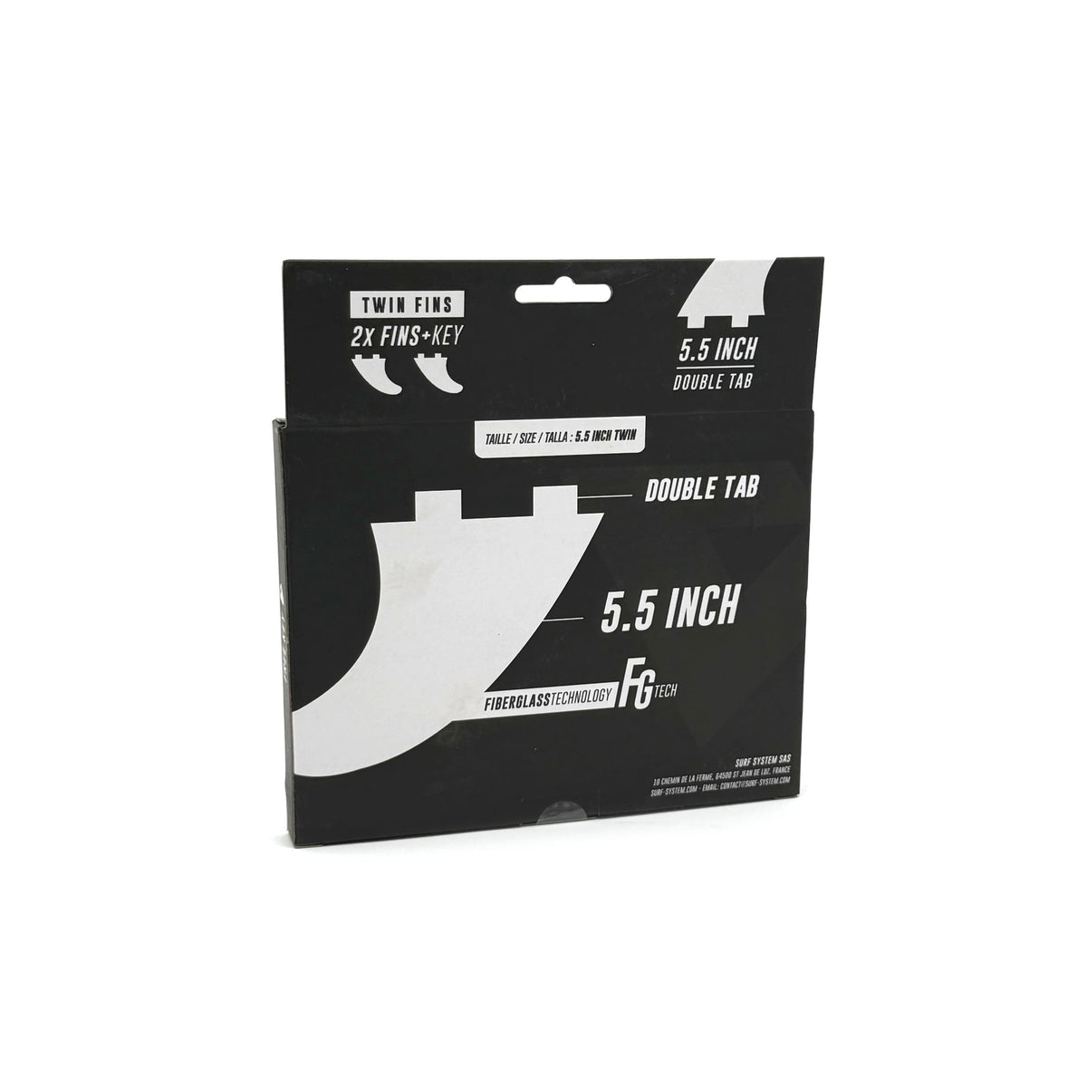 VICTORY - Quillas twin - Fiberglass - Compatible con FCS - verde càqui