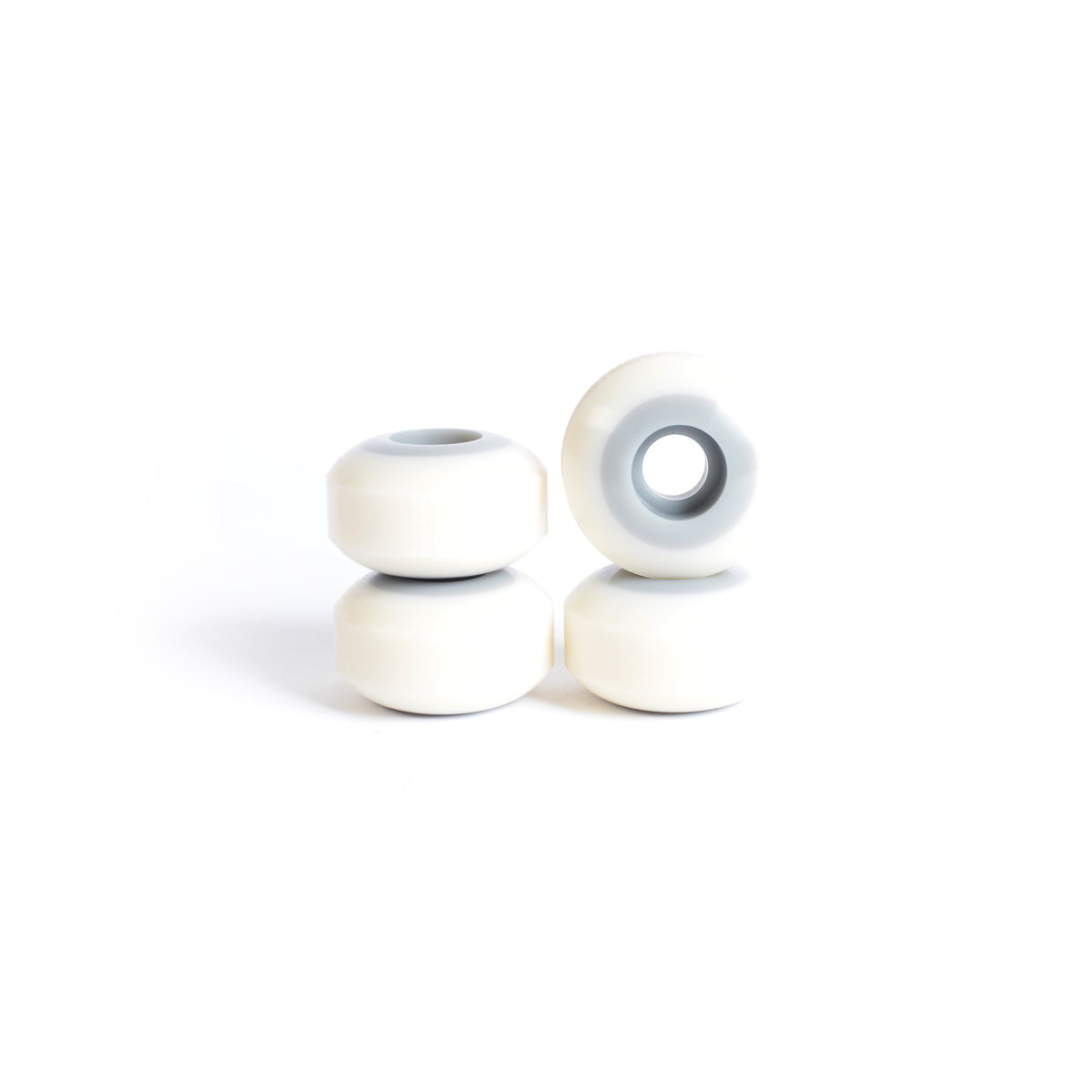 Ruedas de skate - YOCAHER 52x31mm 99a - Blanco/Gris