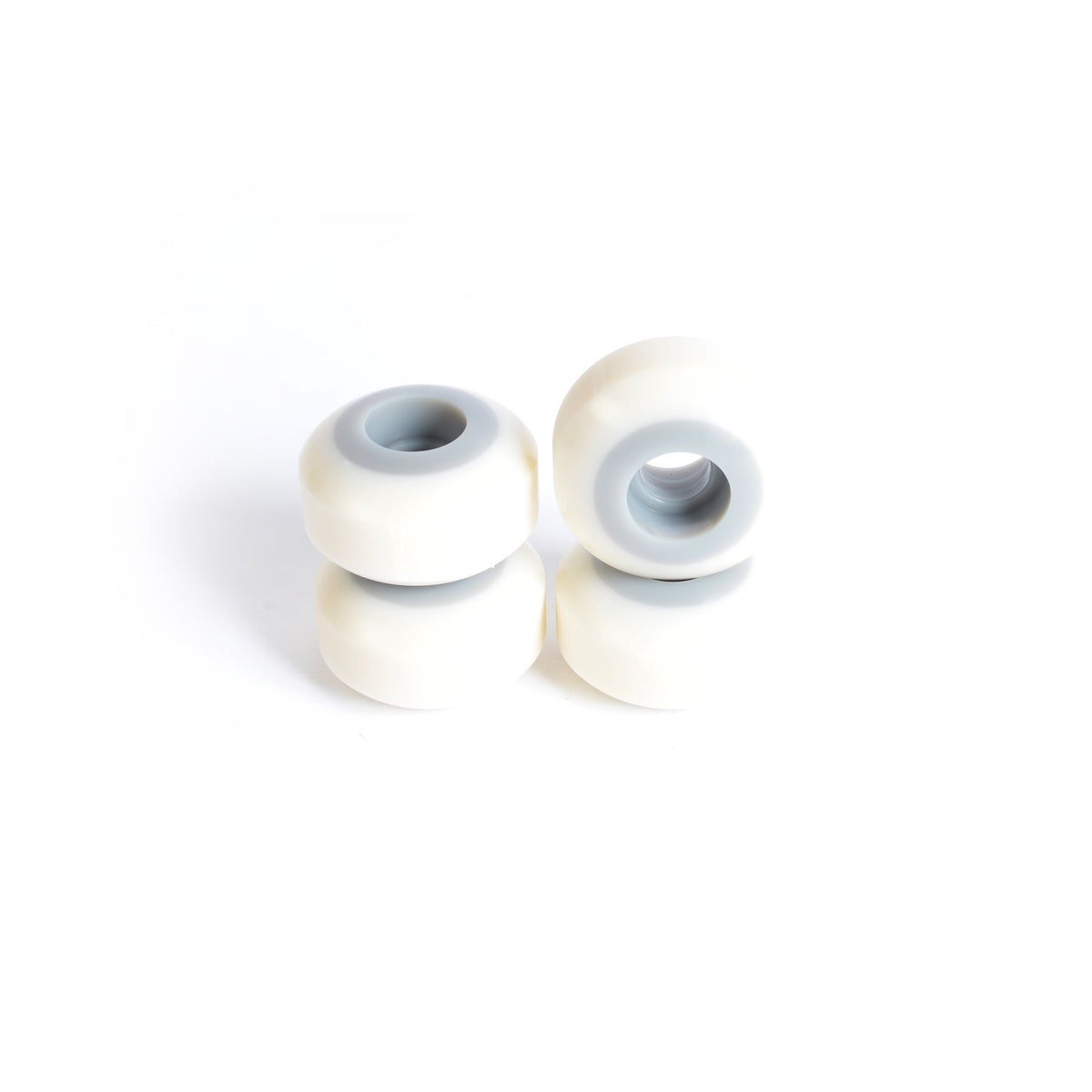 Ruedas de skate - YOCAHER 52x31mm 99a - Blanco/Gris