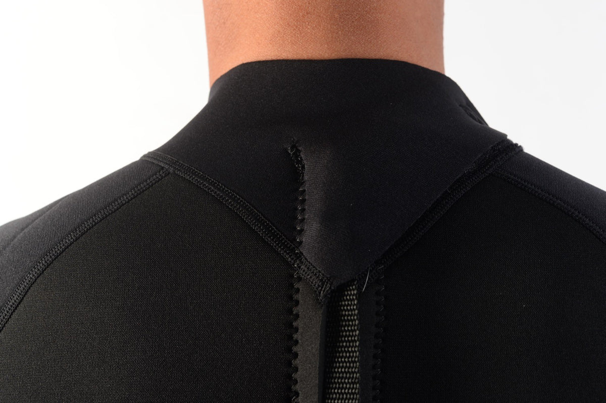 STORM - Combinaison de surf - Integrale 3/2mm - Back Zip - Black