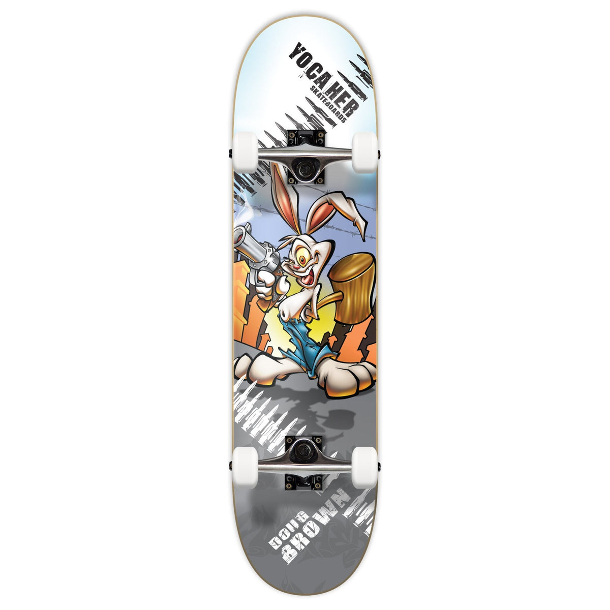 YOCAHER Doug Brown - Street Skateboard - Complete Deck
