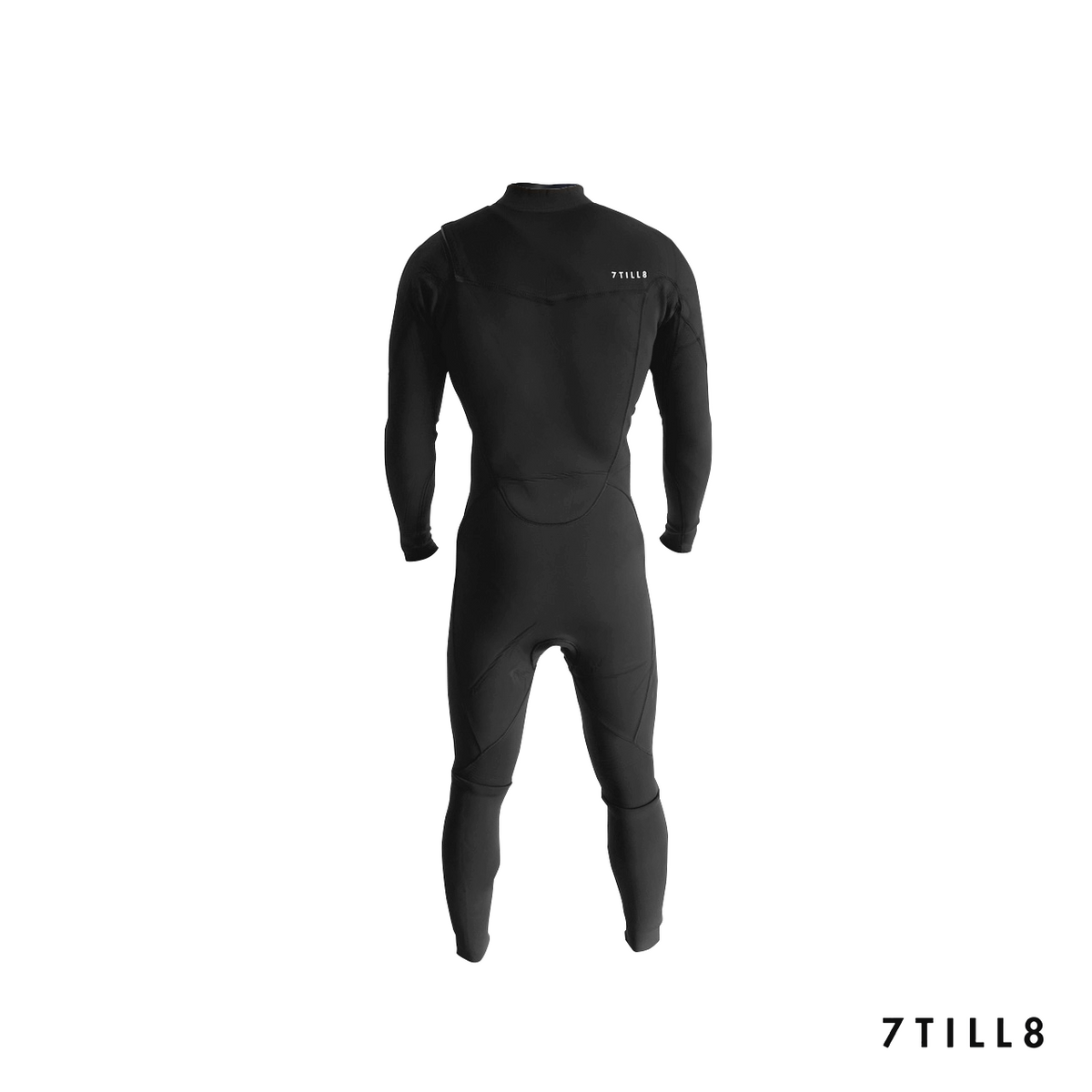 7TILL8 - Combinaison 3/2mm - Front Zip - Fullsuit - Black