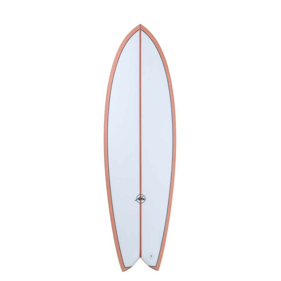 Aloha Surfboards - Keel Twin PU PVCP Coral - 5'8 - Futures