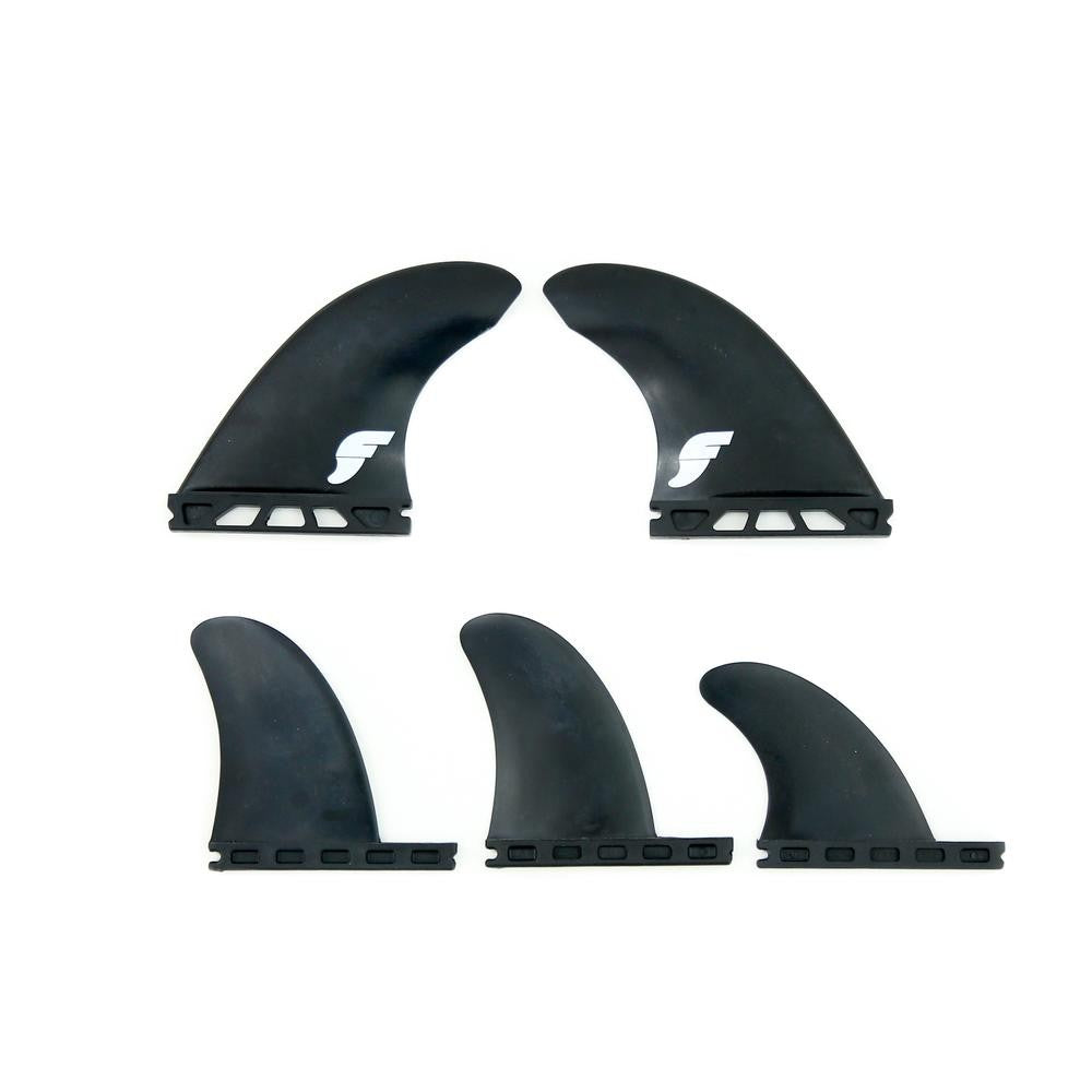 Stewart Surfboards - Juego de 5 quillas SCIMITAR - Futures - Negro