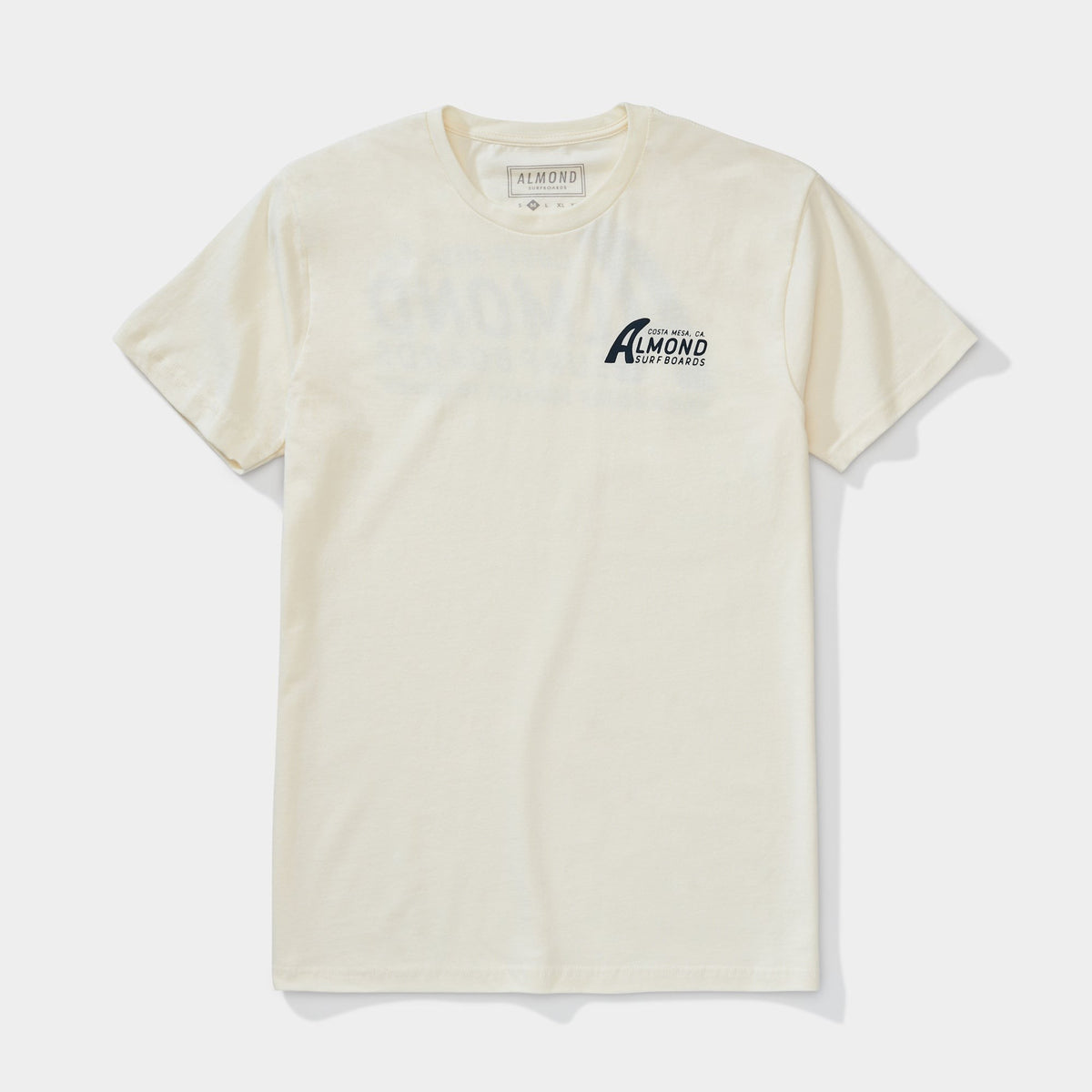 ALMOND Tablas de surf - Camiseta Surf hours - Natural