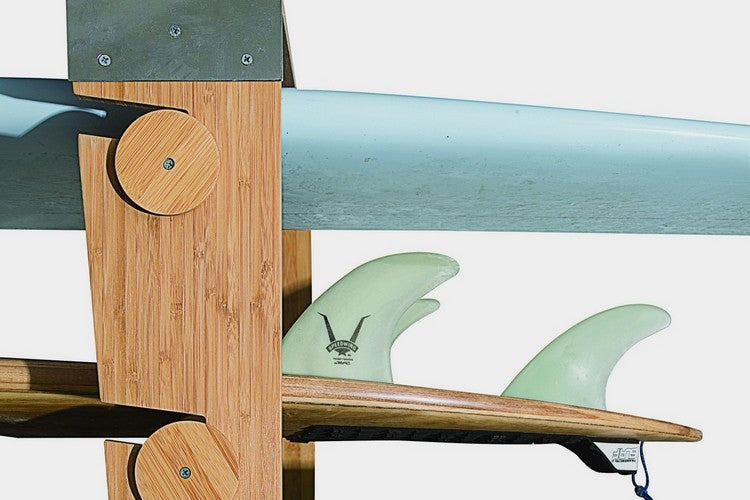 Support plafond modulable CORSURF - Roll Rack Wood Shortboards, Longboards, SUP